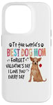 Coque pour iPhone 14 Pro Chihuahua Best Dog Mom Valentines Day Funny Puppy Dogs