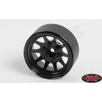 [FR] Rc4Wd Oem Stamped Steel 1.9 Beadlock Wheels (Black) - RC4ZW0210