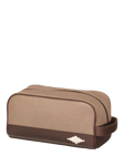 Pampeano Hombre Leather & Canvas Wash Bag