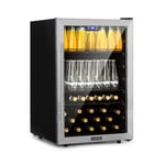 Mini Fridge 147L Beer Fridge Small Fridge Wine Cooler Glass Door Drinks Fridge