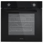 electriQ Electric Single Oven - Black EQOVENM1BLK