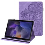 SKALO Samsung Tab A8 10.5 (2021/2022) Mandala Suojakotelo - Violetti