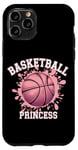 Coque pour iPhone 11 Pro Joueuse de basket-ball Basketball Princess