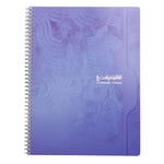 Clairefontaine Cahier spirale Calligraphe 24 x 32 cm - petits carreaux 5x5 180 pages bloc 90 feuilles