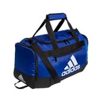 adidas Unisex Adult Defender 4.0 Duffel, Durable Athletic Sports Gym Travel Bag for Men and Women, Team Royal Blue, Small (38 L)