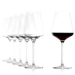 Stölzle_Lausitz Verres à bourgogne Quatrophil Lot de 6, 710 ml – Verres à vin rouge élégants pour le Bourgogne & Pinot Noir – Ballon de Bourgogne en cristal – Résistant au lave-vaisselle & aux chocs