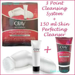 Olay Regenerist 3 Point Super Anti Ageing Cleansing System & 150ml Cleanser NEW