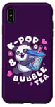 Coque pour iPhone XS Max Panda, K-Pop & Bubble Tea, Musique coréenne, Mignon et