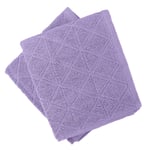 Lions Bath Towel Sets, Pack of 4 Towels - 600GSM - 70 x 120cm - Large 100% Pure Cotton Towels Ideal for Home Multi Purpose Use | Bathroom | Kitchen | Toilet | Guest | Travel | Gym | Spa | Lavender