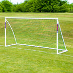 Samba 12ft x 6ft Trainer Football Goal with Locking System - Size 4