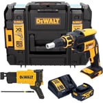 DeWalt DCF 620 M1T Visseuse pour cloisons sèches sans fil 18 V 30 Nm Brushless + 1x batterie 4,0 Ah + chargeur + TSTAK