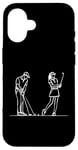 Coque pour iPhone 16 Golf Club One Line Art Dessin Golf