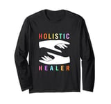 Retro Alphabet Reiki Energy Healing Holistic Healer Long Sleeve T-Shirt