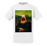 T-Shirt Enfant Patrick Mona Lisa Bob L Eponge Da Vinci