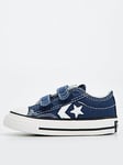 Converse Infant Star Player 76 Ox Trainers - Navy/white, Navy/White, Size 4 Younger