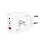 Skross USB Multiport GaN lader 65W - 2xUSB-C/1xUSB-A