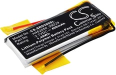 Kompatibelt med Scala Rider Scala Rider Q2, 3.7V, 400 mAh