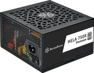 Silverstone Hela 750R 80 Plus Platinum Strømforsyning, Atx 3.1, Pcie 5.1 - 750 Watt