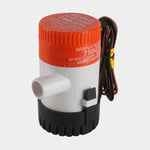 SEAFLO Dränkbar elektrisk länspump 01-750 GPH (47 liter / minut), 12V, manuell driftstart, utan nivåvakt