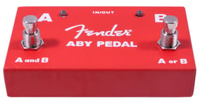 2-Switch ABY Pedal Red