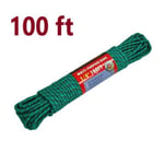 1/4" 100FT long Utility Diamond Braided Polypropylene Multi Purpose Rope ct3315