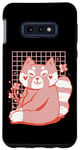 Coque pour Galaxy S10e Motif panda rouge mignon