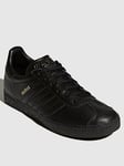 adidas Originals Gazelle Junior Trainers - Black, Black, Size 3.5 Older