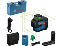 Bosch.Plane Laser Gll 80-33 G Green Usb-C 1X Ba 3.7 V 3.0 Ah Xl + Handle Lb 10 + Clamp Dk 20 Case