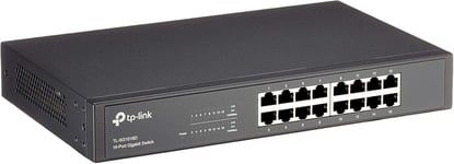 Tl-Sg1016d Switch Ethernet 16 Ports Gigabit, Switch Rj45, Hub Rj45, Prévention Des Boucles, Mode D'isolement, Boitier Métal, Bureau/Montage En Rack, Brancher Et Utiliser[Pho064355]