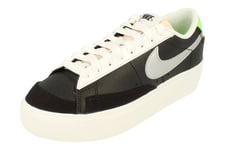 Nike Womens Blazer Platform Black Trainers - Size UK 4