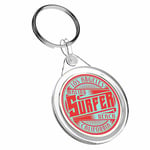 1 x  Los Angeles Malibu Surfer - Keyring IR02 Mum Dad Kids Birthday Gift #6005