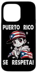 iPhone 14 Pro Max Puerto Rico Se Respeta Boricua Flag Kid PR Protest Represent Case