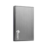 HEDEN Boîtier Disque Dur 2,5 '' en Aluminum, Boîtier Externe Portable USB3.0 vers SATA pour Une Conception sans Outil HDD/SSD de 7 mm / 9,5 mm, Prise en Charge Maximale de 4 to,Argenté - Neuf