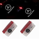 2x Led Yhteensopiva Mercedes Benz Door Light Logo Projektorien kanssa Light style 1