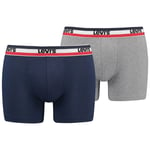 Lot de 2 Boxers Levi's® coton biologique bicolore