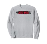 Justice League Movie Red Text Logo Sweatshirt