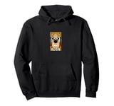 The Pug Tarot Card Illustration Pullover Hoodie