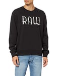 G-STAR RAW Men's 3D Raw. Sweatshirt, Black (dk black D20399-A971-6484), XS