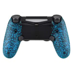 eXtremeRate Textured Blue Dawn 2.0 FlashShot Trigger Stop Remap Kit for ps4 CUH-ZCT2 Controller, Upgrade Board & Redesigned Back Shell & Back Buttons & Trigger Lock for ps4 Controller JDM 040/050/055