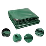 ZHANGGUOHUA Coverup! Bâche 4 X 5 M + 12 Tendeurs De Bâche I Toile De Protection avec des Œillets Métalliques pour Mobilier De Jardin, Piscine, Voiture (Color : Green, Size : 6 * 8m)