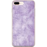 Apple iPhone 7 Plus Gennemsigtigt Telefoncover Lila marmor