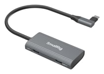 Smallrig 4598, Usb 2.0, Usb 3.2 Gen 1 (3.1 Gen 1) Type-A, 1250 Mbit/S, Grå, 100 W, 5 V, 2/3 A