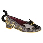 Irregular Choice Femme Scardey Cat Chaussure Baby, Noir, 36 EU