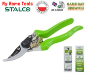 Deluxe Heavy Duty Bypass Garden Secateurs Plant Cutters Pruners Clippers Snip 9"