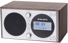 Majestic WR 162 Dab Radio réveil Dab/Dab+/FM avec écran LCD