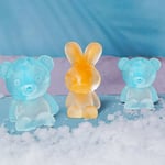 Silicone Bear Dining & bar DIY Coffee Milk Ice Cream Tools Ice Maker Ice Molds