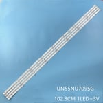 2 set Bande LED pour TV 55 pouces UN55NU7095G UN55NU7095G_4X9_2W_MCPCB 14MM _ V0 E47 MI L55M5-5S 5A HRS-XM55T46-4X9-2W-MCPCB ""Nipseyteko