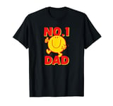 Mr. Men Mr. Happy No 1 Dad Number 1 Dad T-Shirt