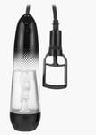 Amplify Penis Pump Masturbator Clear/Black | Penis Extender Erection Enhancer