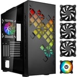 Boitier PC sans alimentation - BITFENIX Tracery ARGB (Noir) - Moyen tour - Format E-ATX - Neuf